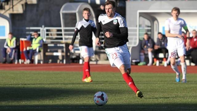 "Liepājas" futbolisti izrauj uzvaru pār novājināto "Jūrmalu"