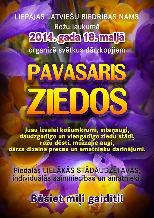 Notiks dārzkopju svētki "Pavasaris ziedos"