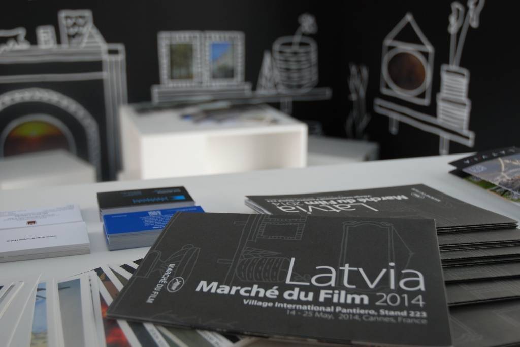 Latvijas paviljona dizains piesaista uzmanību Kannu filmu tirgū