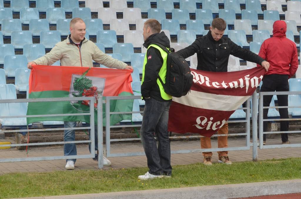 FOTO: Latvijas futbola izlase Verpakovska atvadu spēlē sasniedz Baltijas kausa finālu