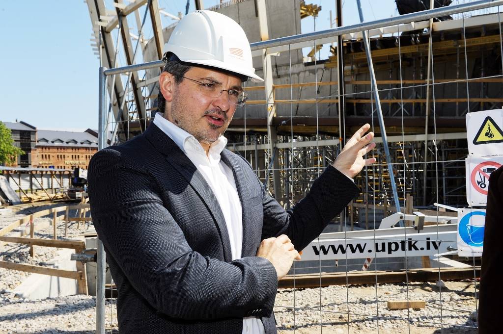FOTO: Liepājas koncertzāli Lielais dzintars plānots atvērt nākamā gada oktobrī