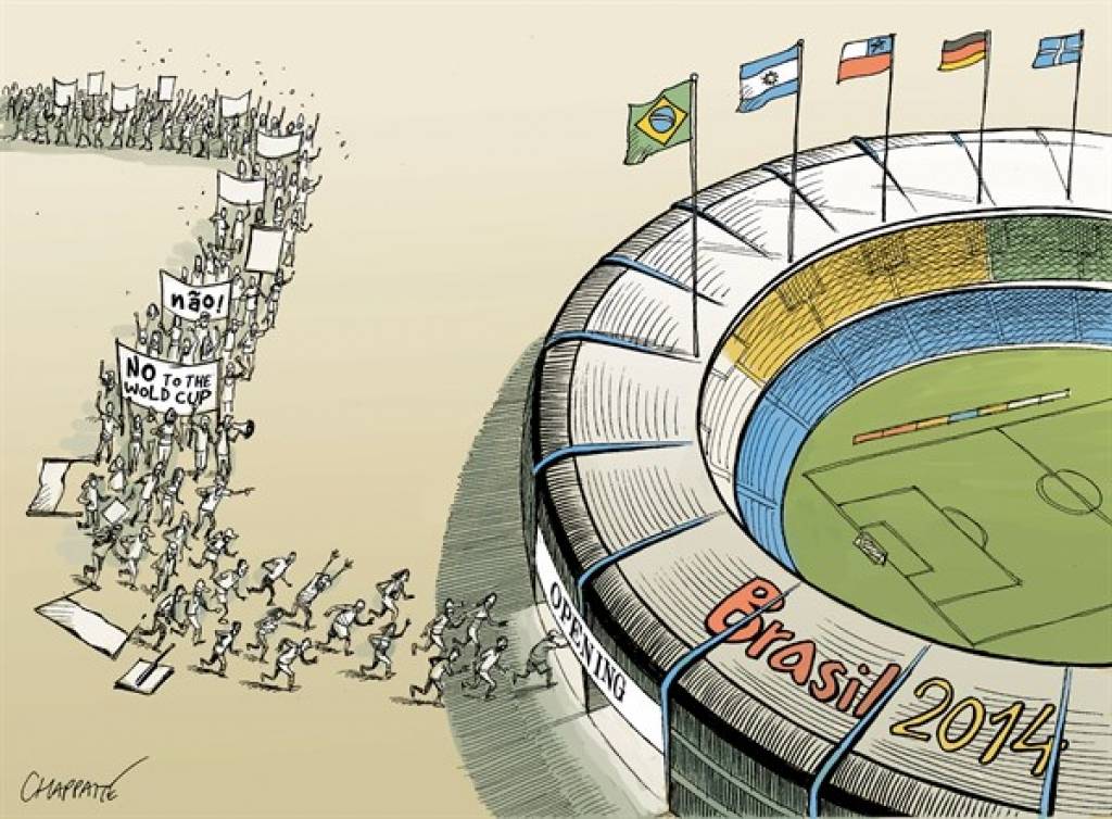 FOTO: Pasaules kauss futbolā karikatūrās