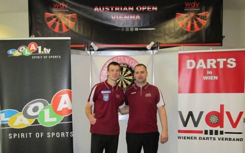 Madars Razma izcīna piektās vietas šautriņu mešanas turnīrā Austrijā