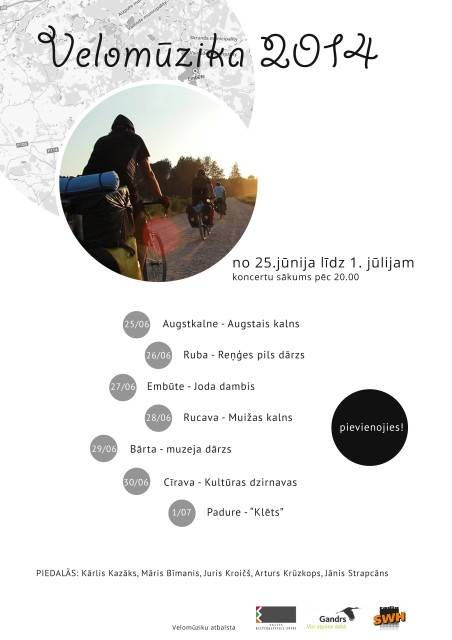 Sāksies "Velomūzikas" koncerti