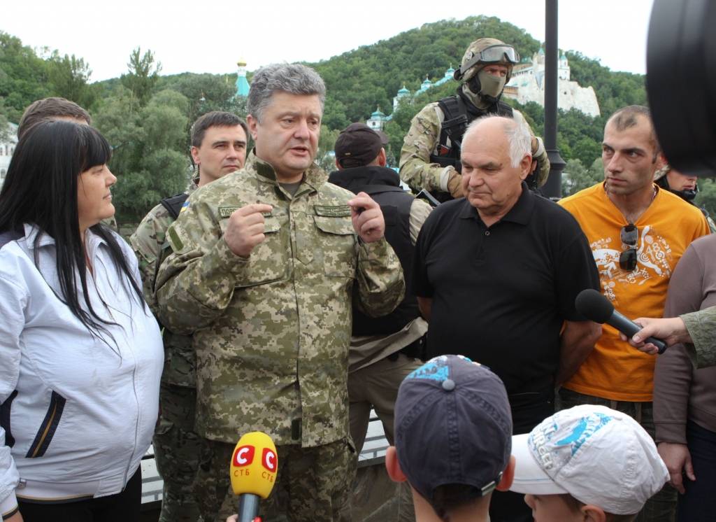 Porošenko: Slovjanskas ieņemšanai ir "milzīga simboliska nozīme"