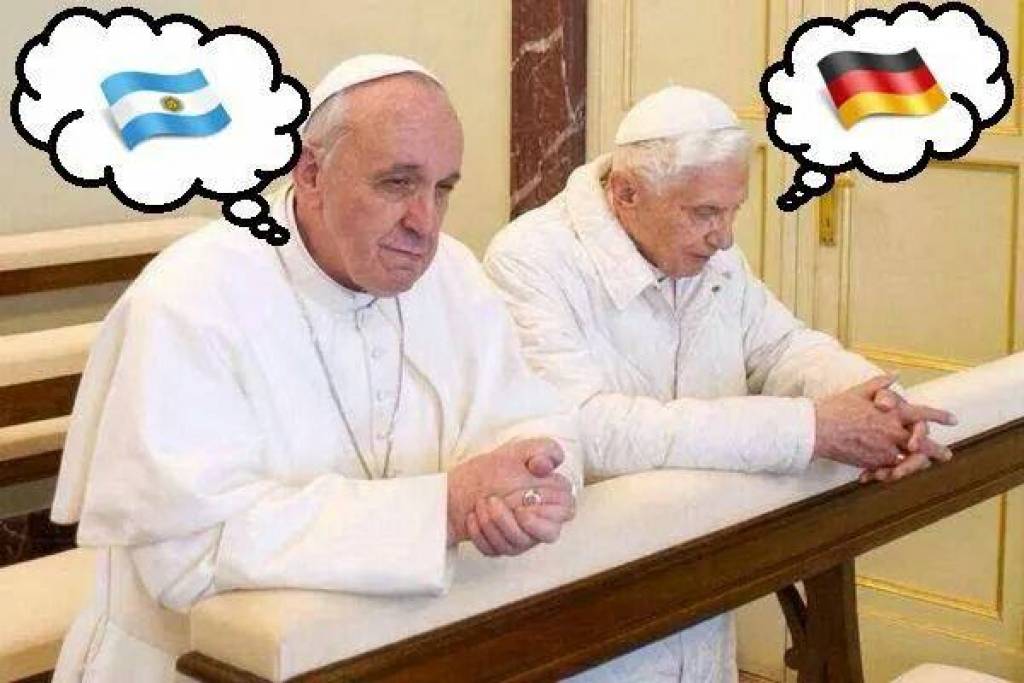 Pasaules kausa finālā Vācija un Argentīna - par kuru lūgs pāvesti?