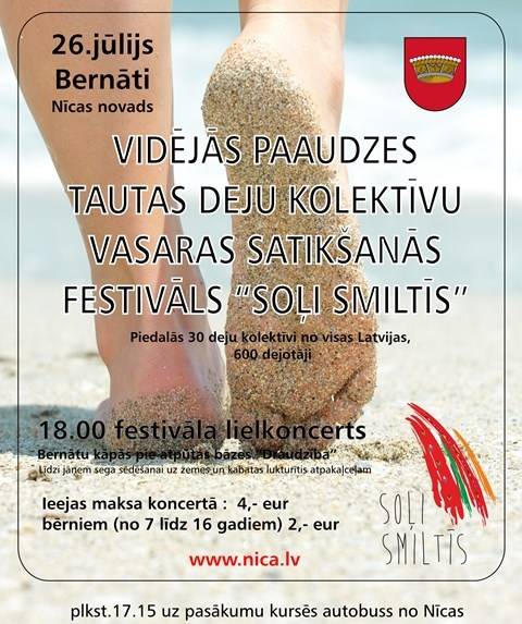 Bernātos pulcēsies dejotāji no visas Latvijas