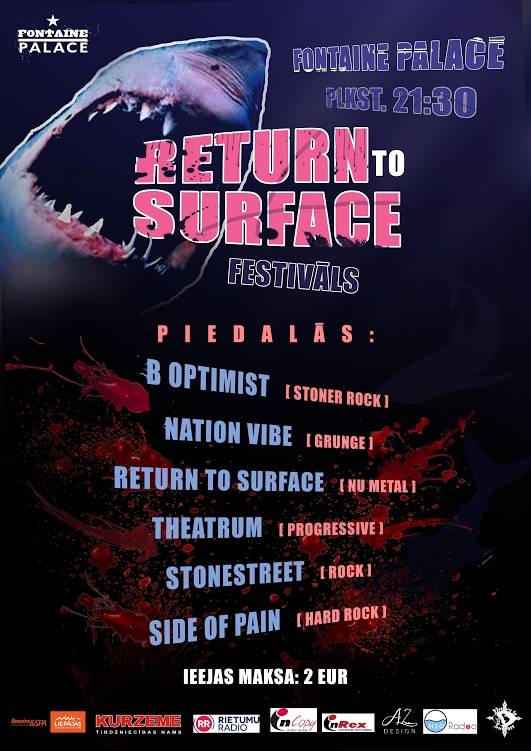 Jauno grupu festivāls "Return to Surface"