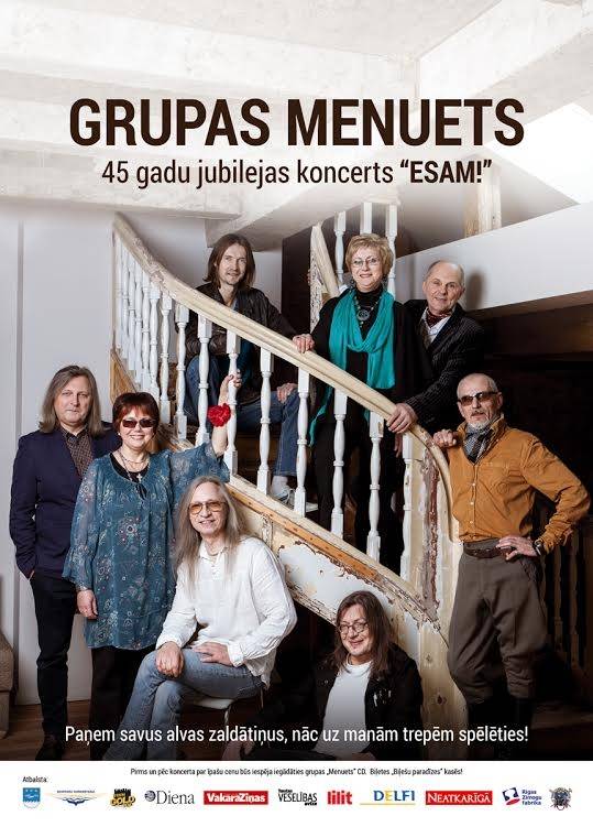 "Menueta" 45 gadus jubilejas koncerts "Esam!"