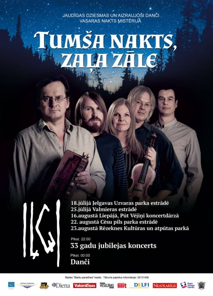 Liepājā koncertu sēriju turpinās postfolkloras grupa IĻĢI