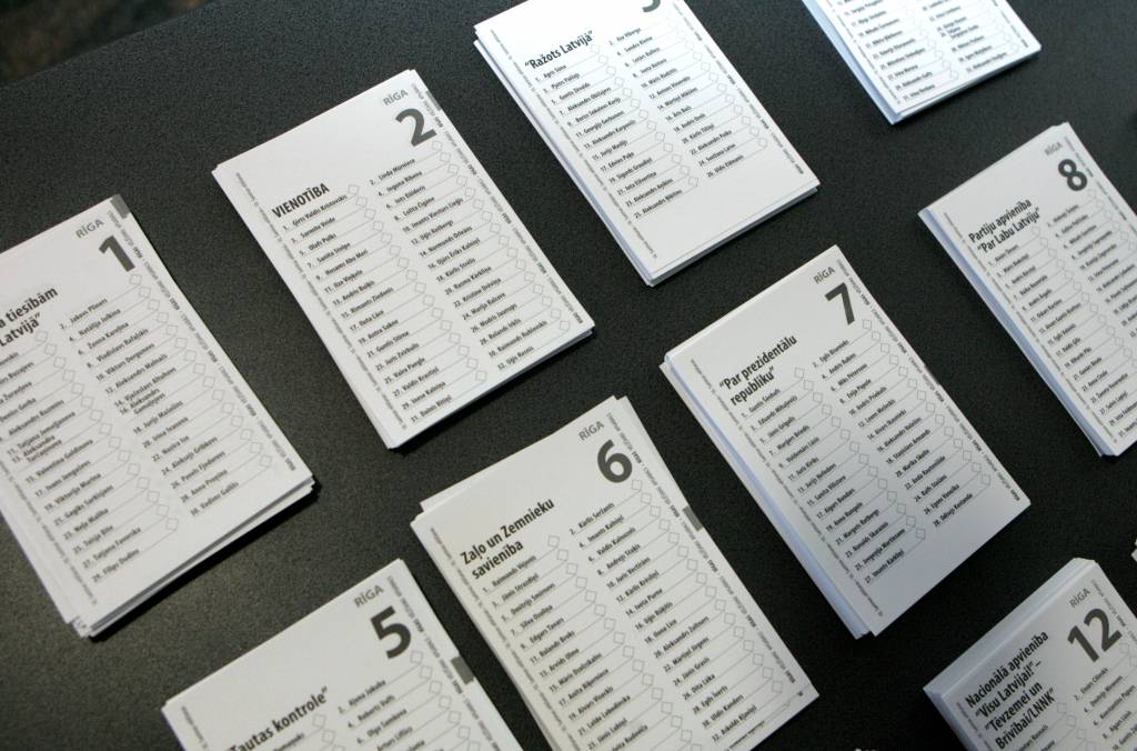 Noslēgusies kandidātu sarakstu iesniegšana Saeimas vēlēšanām