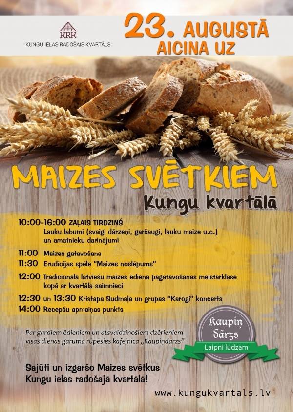 Aicina uz Maizes svētkiem