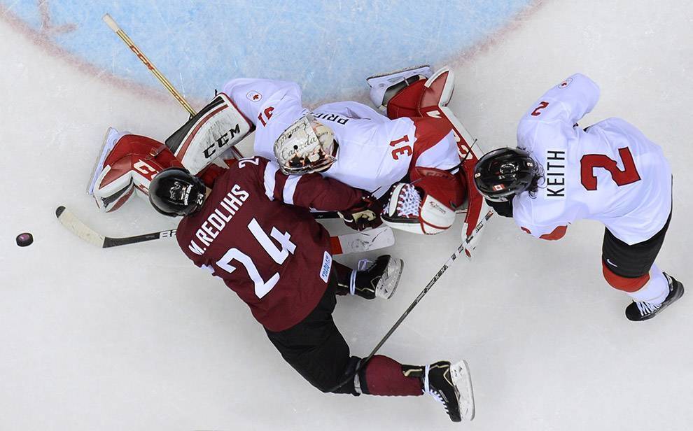 Latvijas hokeja izlase nākamā gada pasaules čempionātu sāks ar maču pret Kanādu