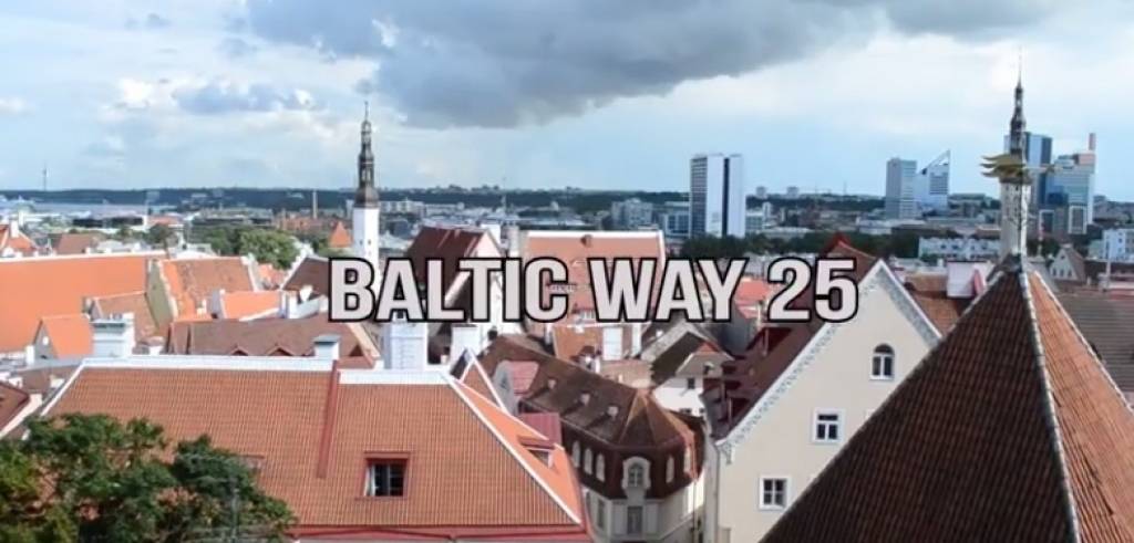 VIDEO: Kaimiņvalstu sveiciens Baltijas ceļa 25. gadadienā 