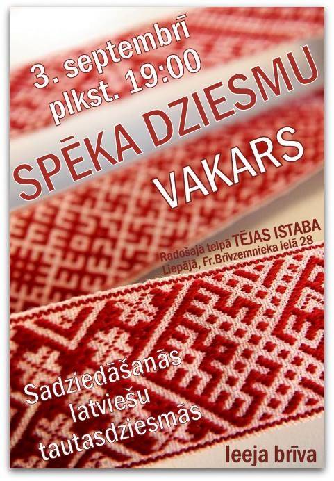 Spēka dziesmu vakars