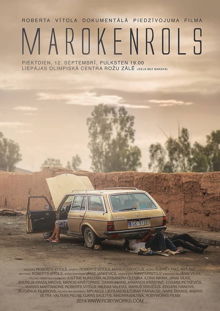 Liepājā tiks demonstrēta filma "Marokenrols"
