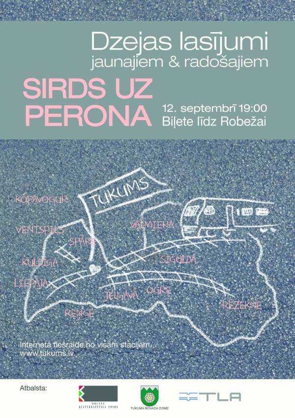 Notiks literāra interaktīva akcija "Sirds uz perona"