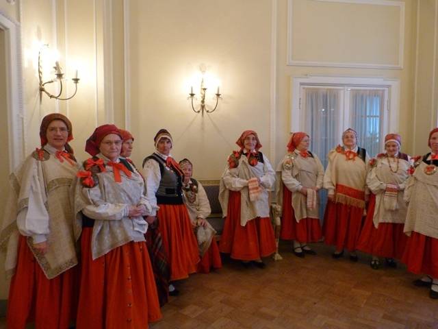 Otaņķu etnogrāfiskais ansamblis pošas jubilejai