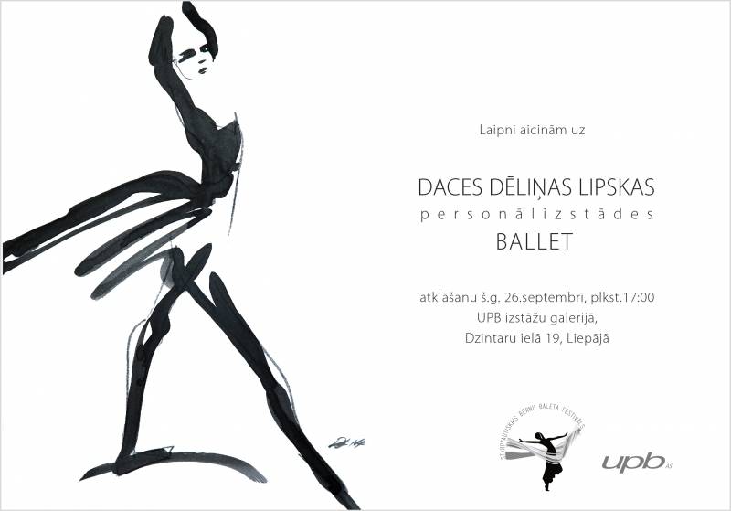 Daces Dēliņas – Lipskas personālizstādes “Ballet” atklāšana