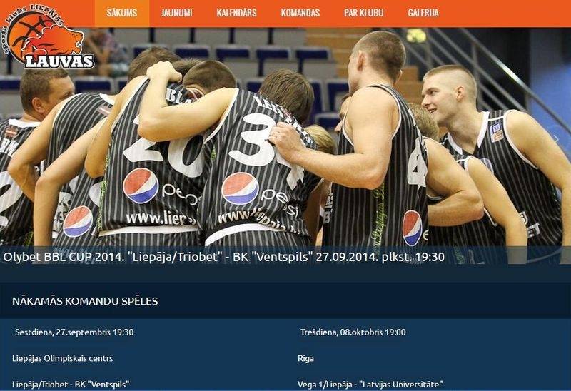 Basketbola komandas tiek pie mūsdienīgas mājaslapas