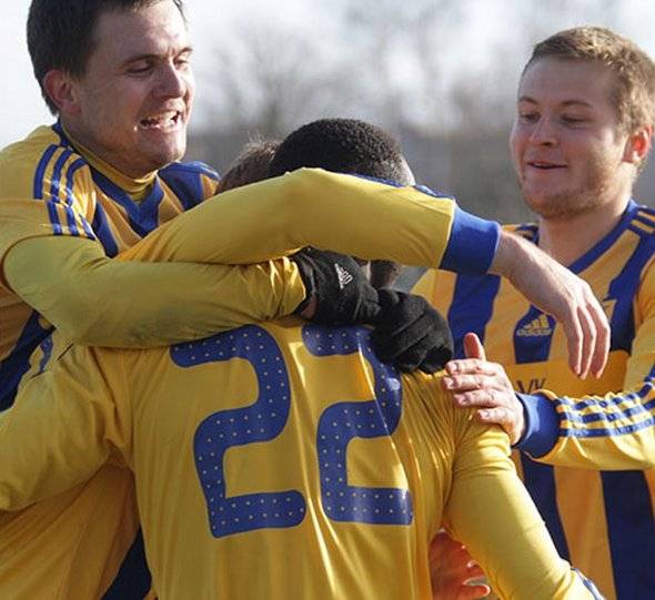 "Ventspils" futbolisti sesto reizi vēsturē triumfē Latvijas čempionātā