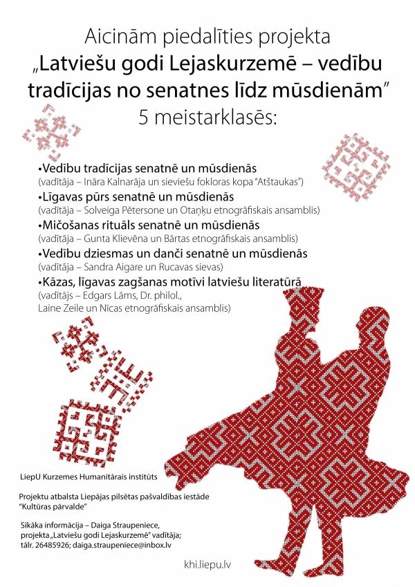Aicina uz meistarklasi "Vedību tradīcijas senatnē un mūsdienās"