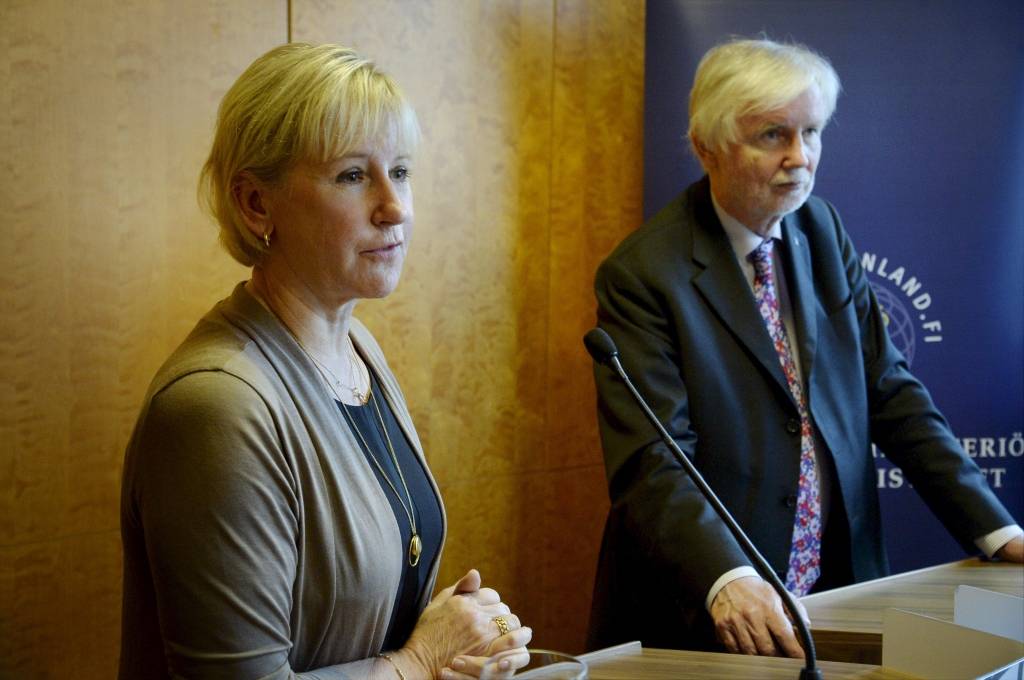 Zviedrijas ārlietu ministre šokā par militārajām aktivitātēm Baltijas jūrā