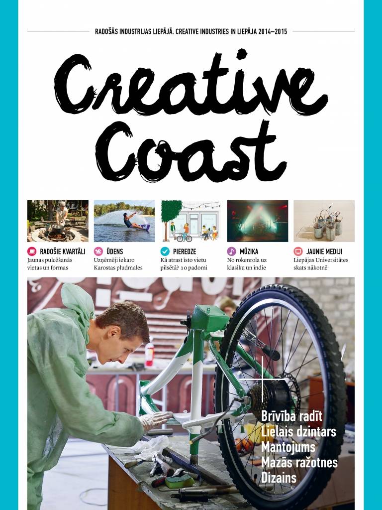 Atvērs Liepājas radošo industriju žurnālu "Creative Coast"