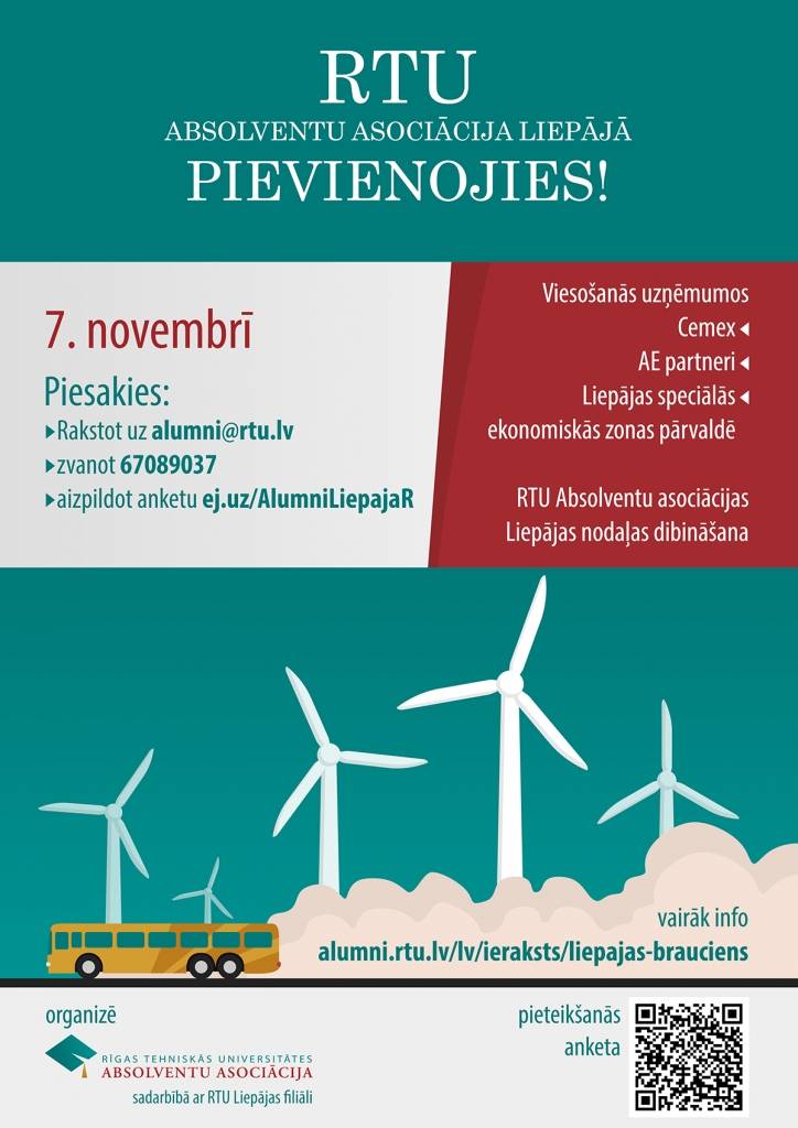Svinīgi atklās RTU Absolventu asociācijas Liepājas nodaļu