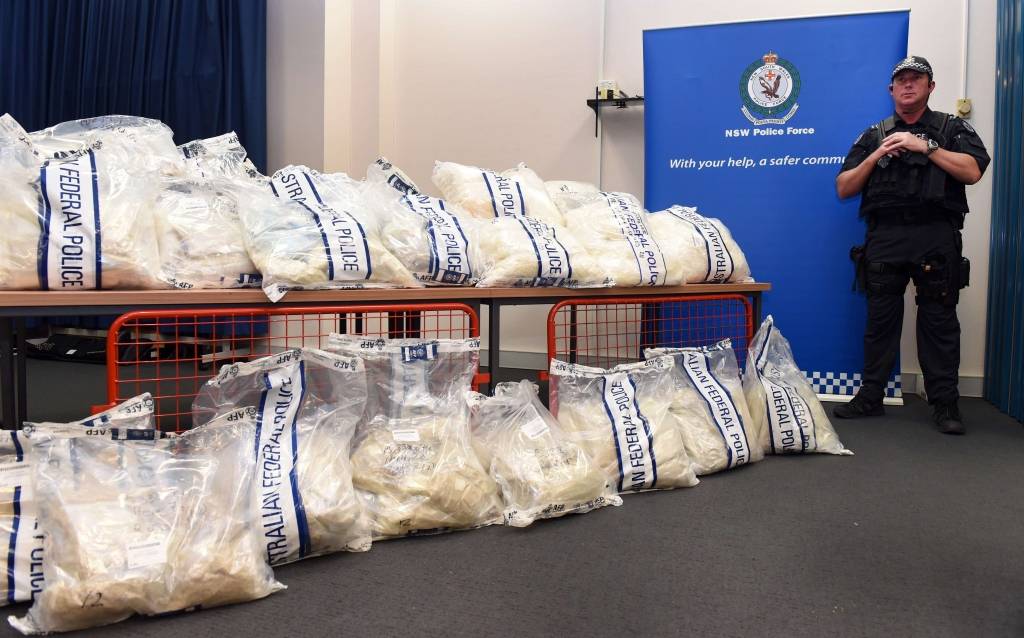 Austrālijas likumsargiem milzu ķēriens – pārtver miljardu eiro vērtu narkotiku kravu