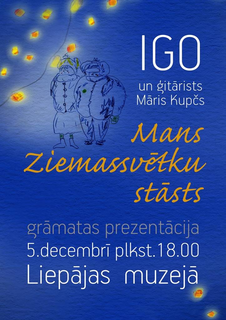 Igo rīkos grāmatas atvēršanu "Mans Ziemassvētku Stāsts"