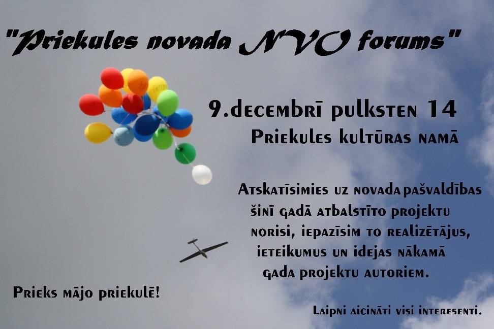 Notiks Priekules novada NVO forums