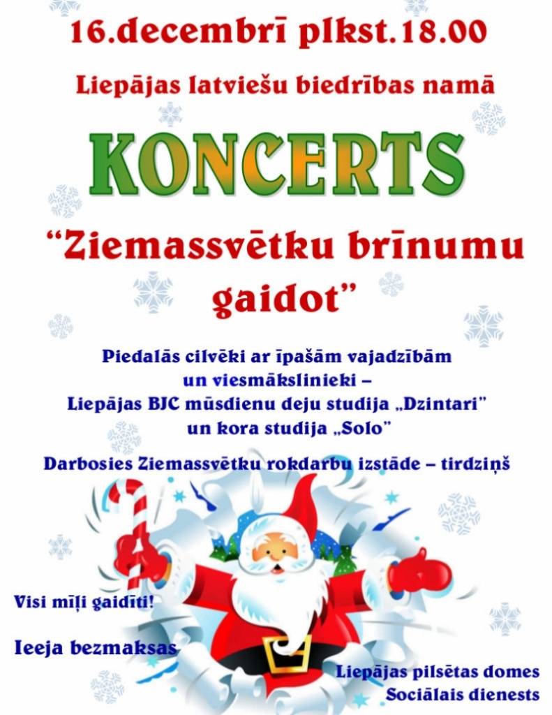 Notiks koncerts "Ziemassvētku brīnumu gaidot"