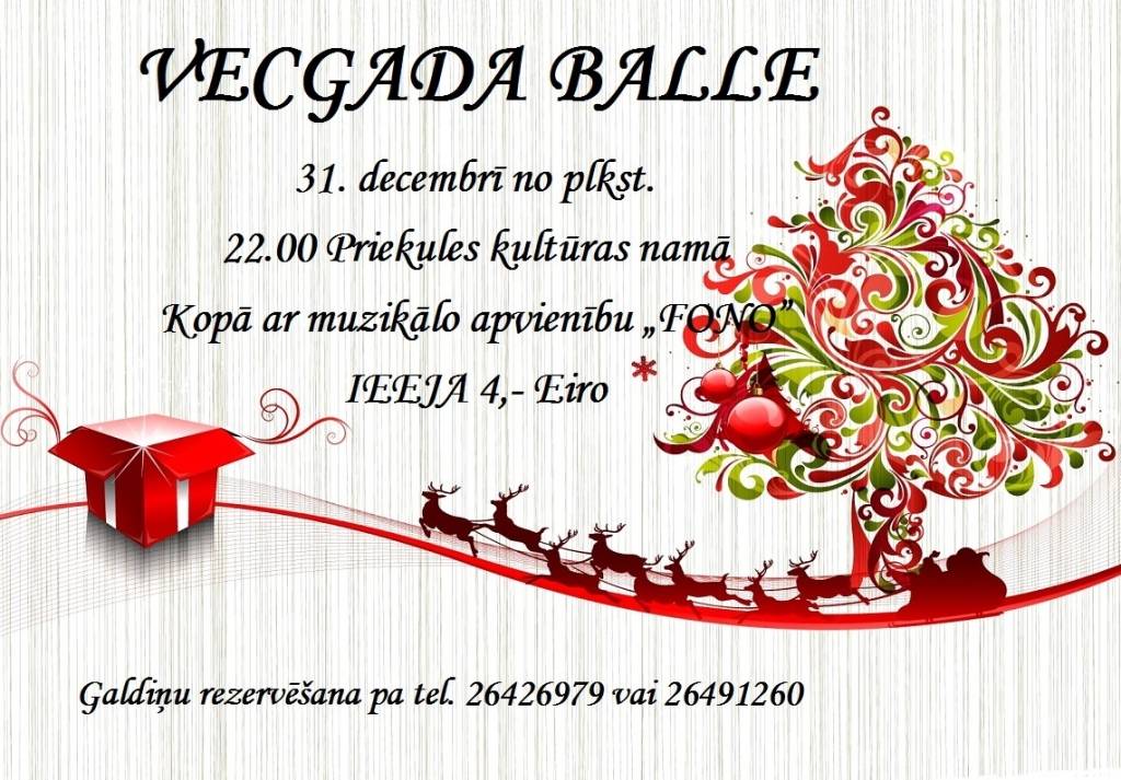 Priekules novadā aicina uz ballēm