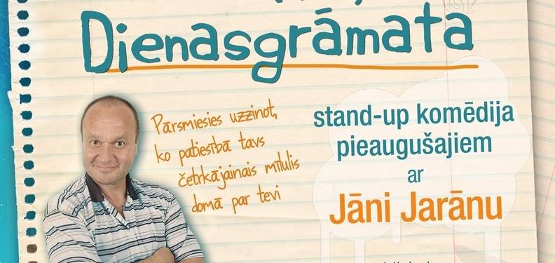 Stand-up komēdija pieaugušajiem "Mana kaķa dienasgrāmata"