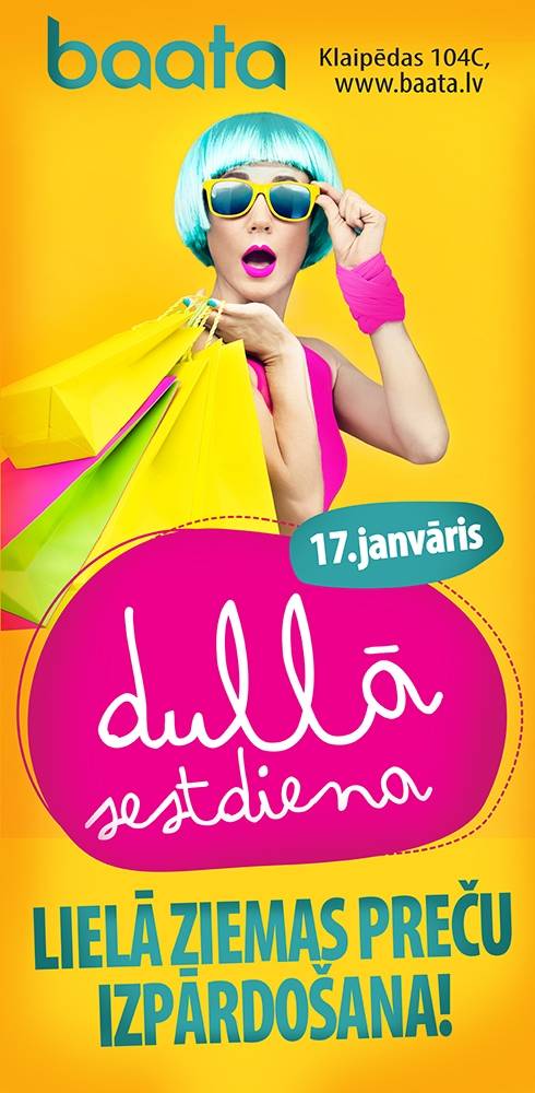 Baata aicina uz "Dullo sestdienu"