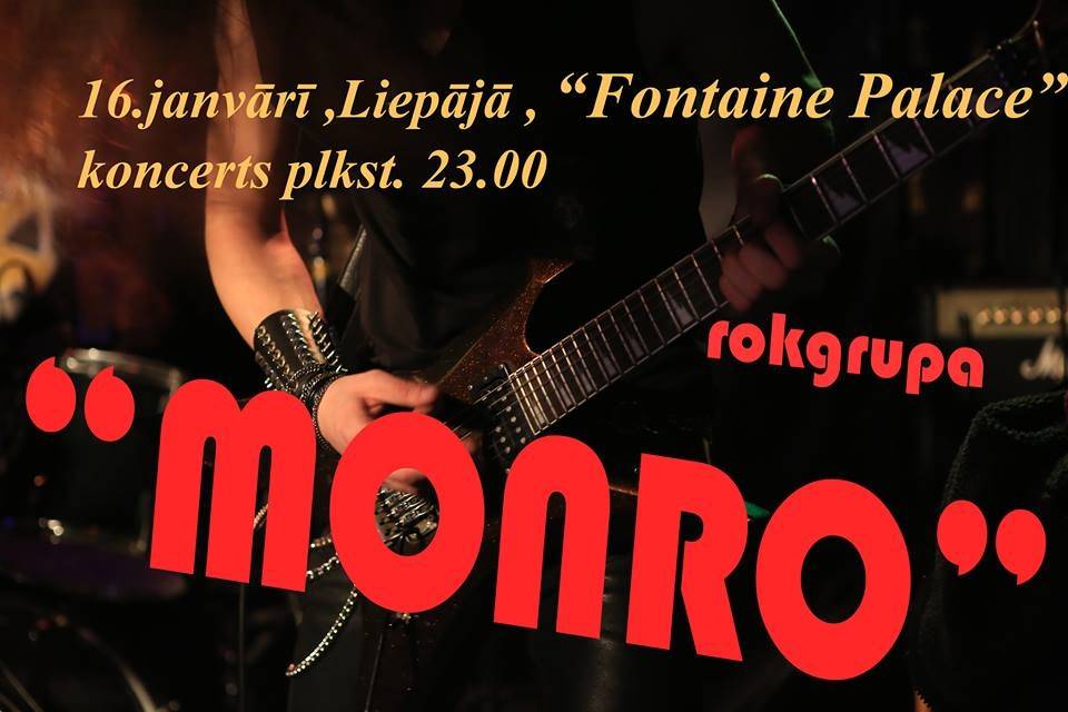 "Monro" koncerts Liepājā