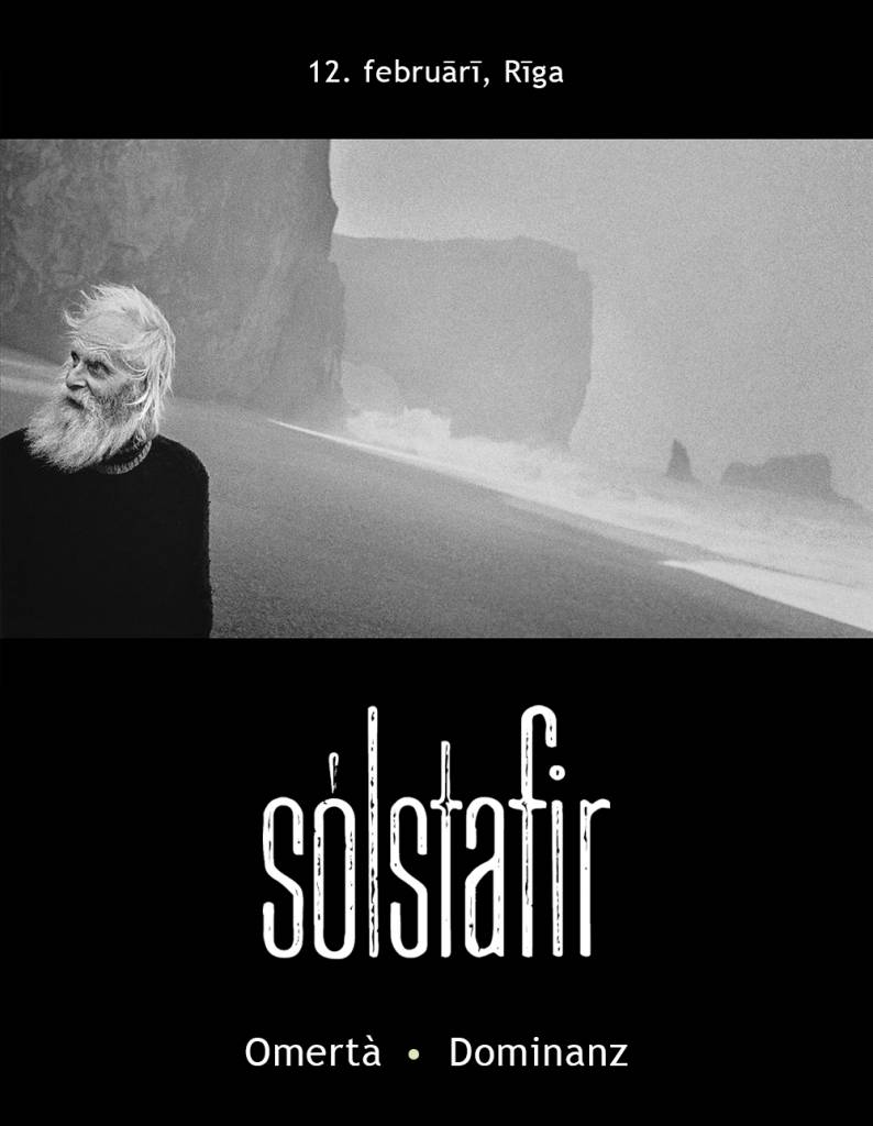 "Sólstafir" – progresīvie islandiešu šamaņi ieradīsies Rīgā