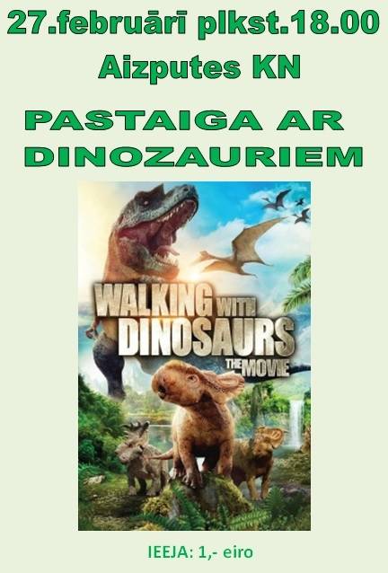 Animācijas filma "Pastaiga ar dinozauriem"