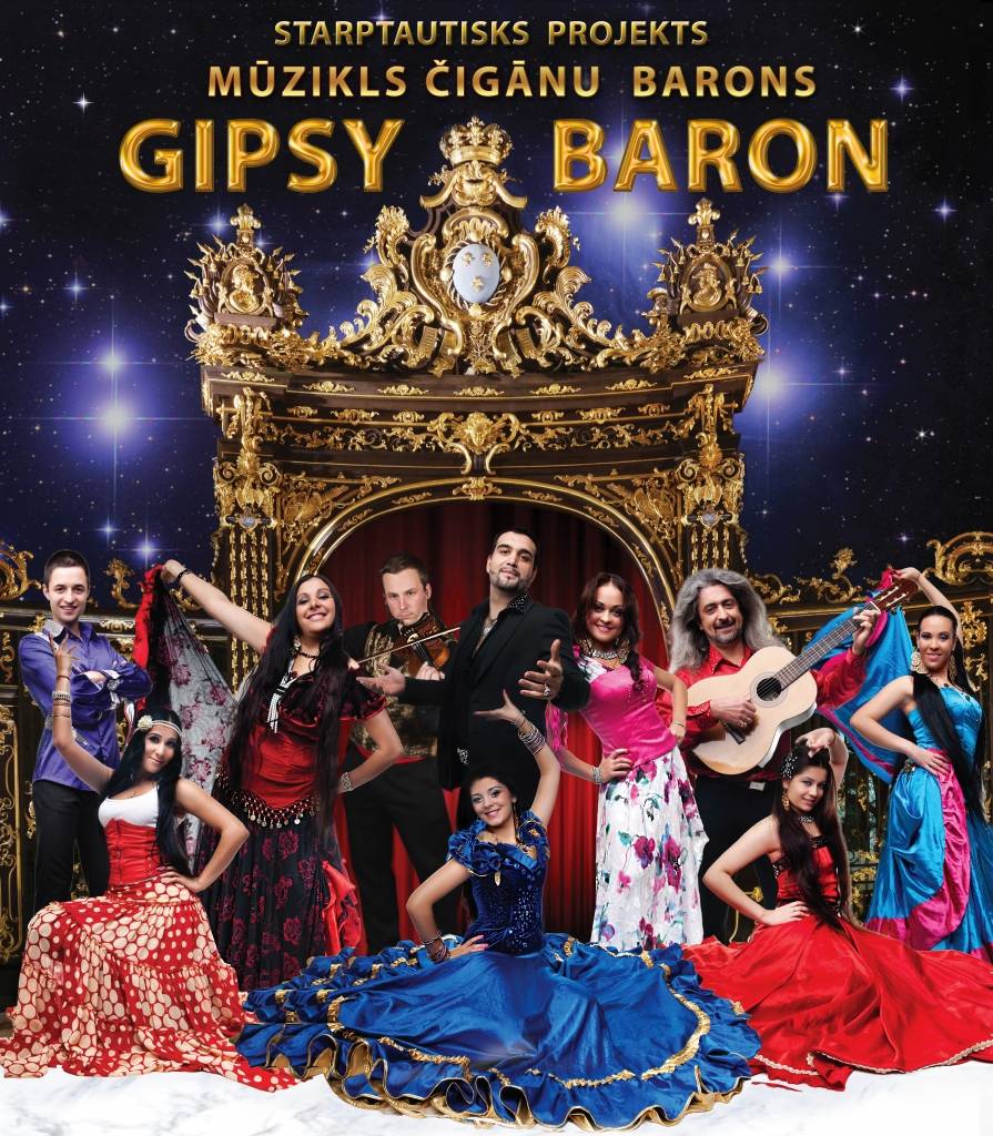 Liepājā viesosies starptautiskais mūzikls "Gipsy Baron"
