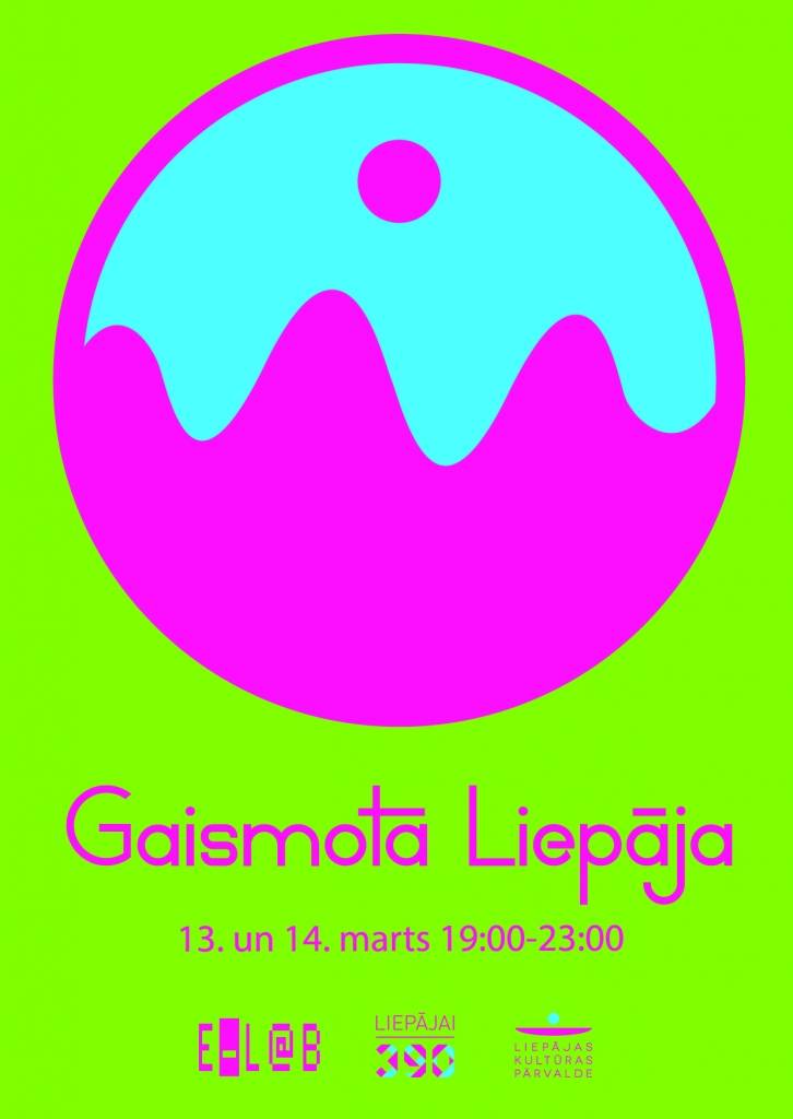 Aicina pieteikties mediju mākslas festivāla "Gaismotā Liepāja" brīvprātīgos