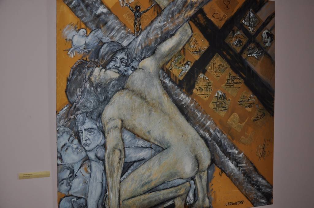 FOTO: Kubas mākslinieka Italo Rene Eksposito gleznu izstāde