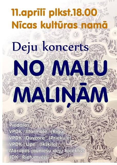 Nīcā būs deju koncerts