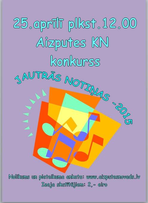 Konkurss “Jautrās notiņas 2015