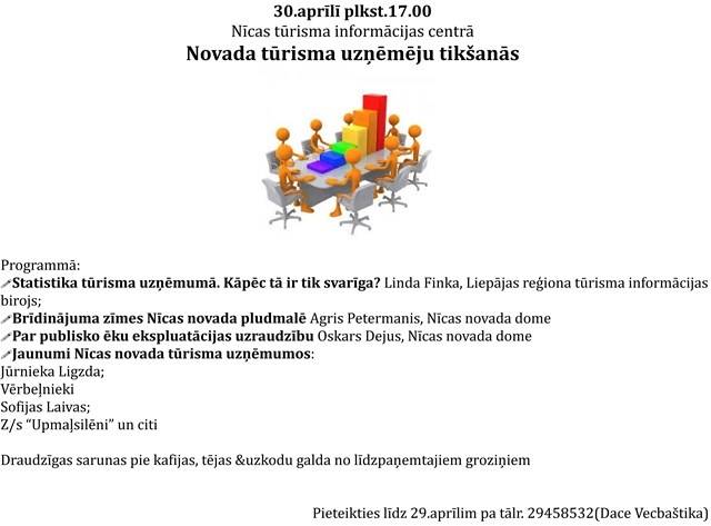 Nīcā tiksies novada tūrisma uzņēmēji