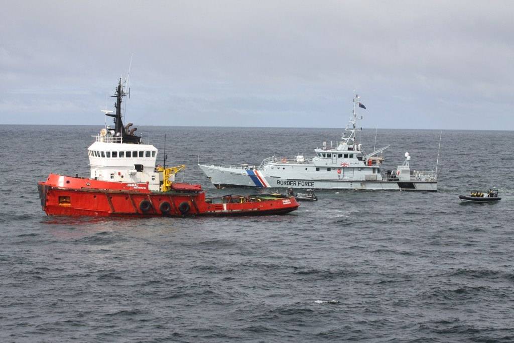 FOTO: Lielbritānija pārtver lielāko smago narkotiku kravu valsts vēsturē