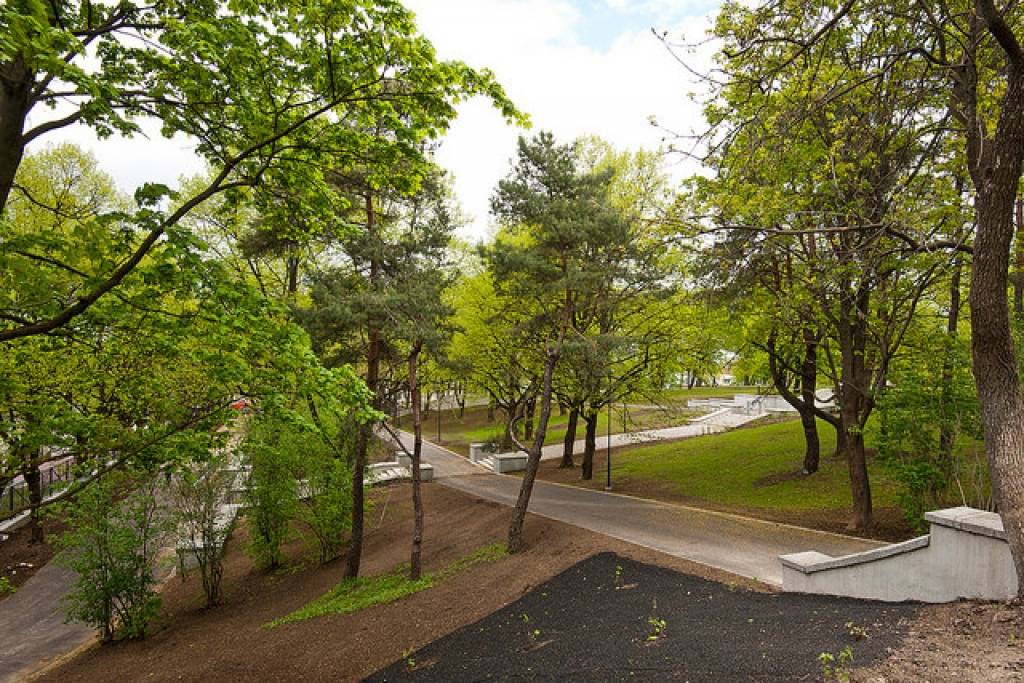 No jūnija būs pieejami atjaunotie Grīziņkalna parks, Ziedoņdārzs un Miera dārzs