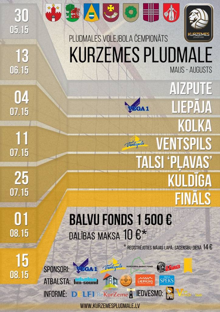 Kurzemes volejbola čempionāta "Kurzemes pludmale" pirmais posms