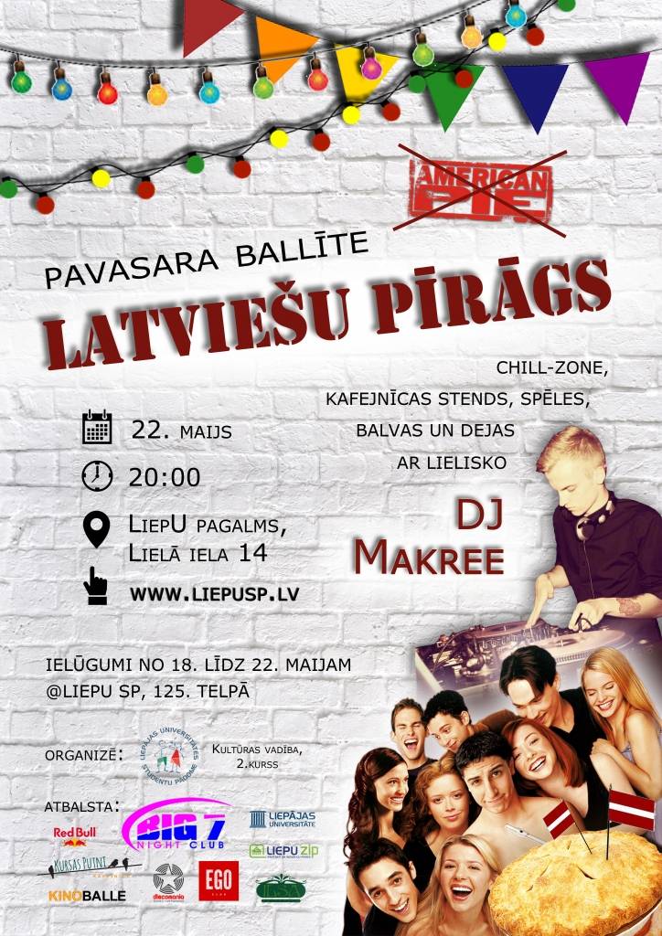 LiepU pagalmā taps "Latviešu pīrāgs"