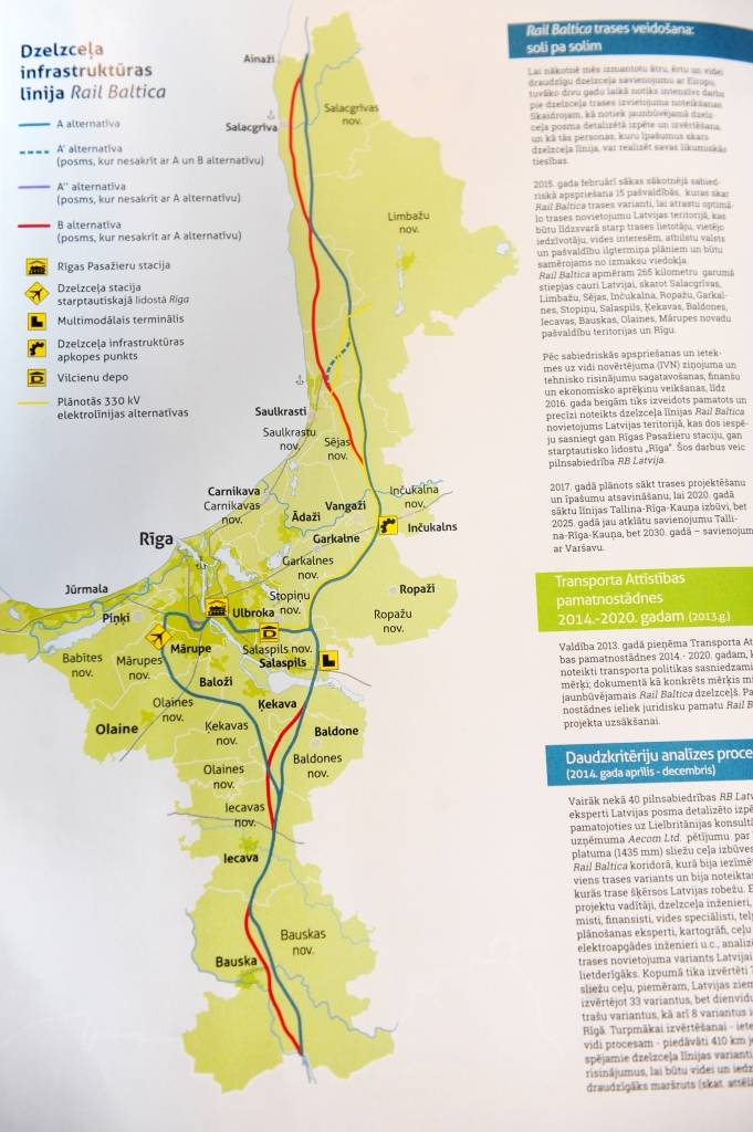 Rail Baltica trase skars arī nelielas lopkopības saimniecības